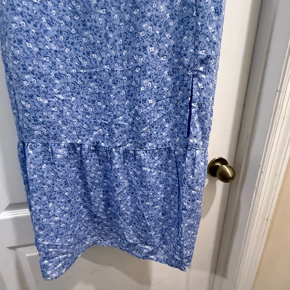 Abercrombie & Fitch Blue Spaghetti Strap Sundress